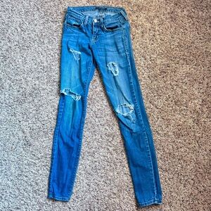 🩷 5 for $25 sale Womens Flying Money distressed jeans sz 24
